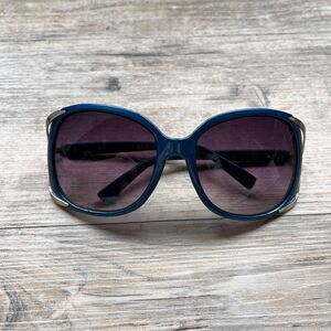 AJ Morgan Blue Oversized Sunglasses Style 88035 Retro Chic Y2K Glam Early 2000s